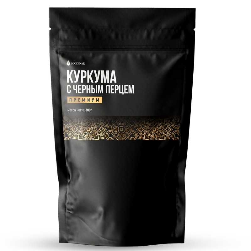 Куркума с черным перцем свежемолотая [Ecodinar] 100 г