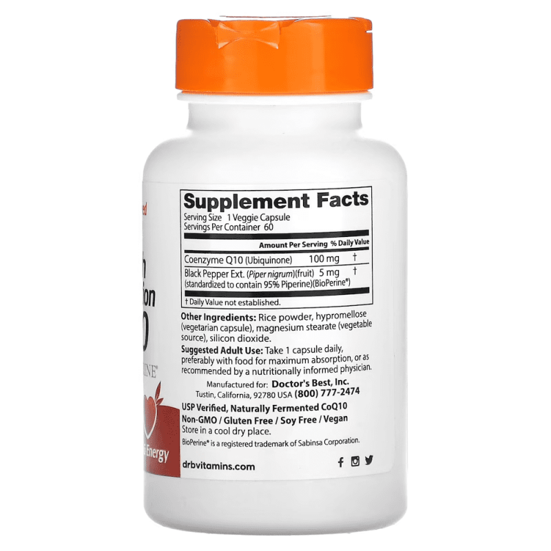 Коэнзим Q10 [Doctor's Best] 60 капсул