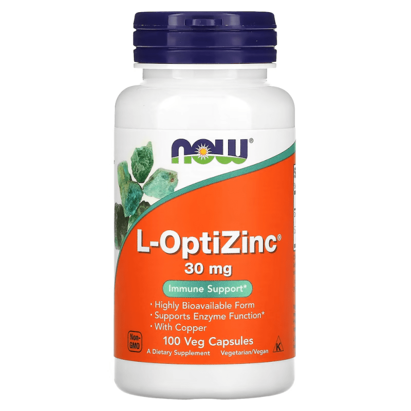 L-OptiZinc [Now foods] 100 капсул